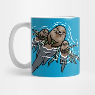 Joyful June Otters Mug